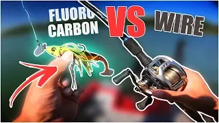 PIKE FISHING: Fluorocarbon vs Wire Leader CHALLENGE (does it matter?) 🤔