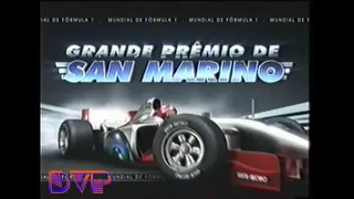 Chamada Formula 1 2003 - Treino Oficial Para o GP de San Marino - Rede Globo