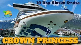Crown Princess 10 Day Alaska Cruise  - Endicott Arm Juneau Icy Strait Point Sitka Skagway Ketchikan