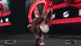 SHORT: Randy Orton vs Alexa Bliss Firefly Funhouse, intergender wrestling WWE 2k23