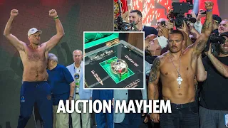 Tyson Fury & Oleksandr Usyk in HUGE bidding war at Saudi auction ahead of historic fight