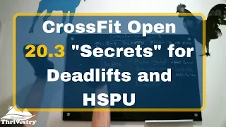 CrossFit Open 20.3 "Secrets" for Deadlifts and HSPU