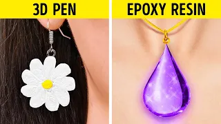 Fantastic 3D Pen, Glue And Epoxy Resin Crafts And Simple DIY Decorations & Accessories