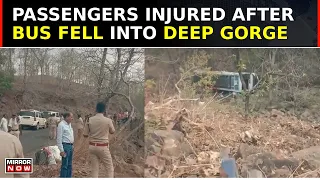 Madhya Pradesh: Passengers Injured After Bus Fell Into Deep Gorge In Burhanpur | Latest News