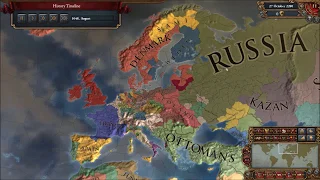 Europa Universalis 4 [Timelapse] No Lucky Nations 1444-2280 AI