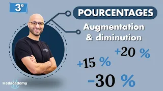 Pourcentage - Calculer +15% ; -20% ; +7%