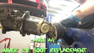 Audi A4 Inner CV boot replacement (S line 1.8t 2004 model)