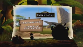 The Lion King 1½ (2004) - DVD Menu