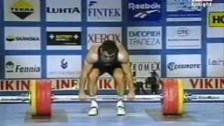 Frank Rothwell's Weightlifting History Dimas vs Huster 1998 Clean and Jerk