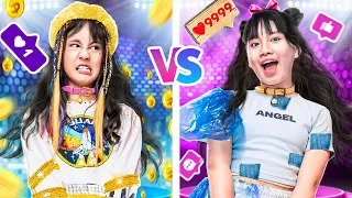 Gadis Kaya Tidak Populer Vs Miskin Populer | Baby Doll Channel Indonesia