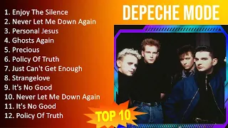 Depeche Mode 2023 - 10 Maiores Sucessos - Enjoy The Silence, Never Let Me Down Again, Personal J...