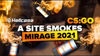 CS:GO 2021 Mirage A Site Smokes [Tutorial]