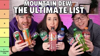 Mountain Dew Rankings: The Ultimate List