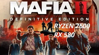 Mafia II: Definitive Edition PC - Ryzen 5 2600 & RX 580 MSAA x8 FPS Test and Settings