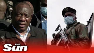 South Africa Zuma riots - Ramaphosa deploys 25,000 troops as looting and violence rages