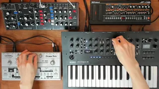 Extraterrestrial Techno with Korg Minilogue xd & Friends