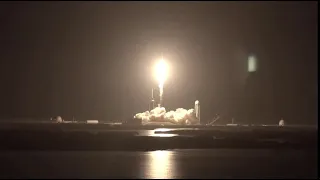 Blastoff! SpaceX Crew-4 astronauts launch to space station, booster lands