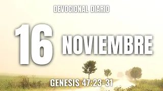 Devocional diario 16 de Noviembre (TcD)