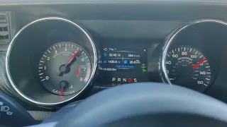 Hitting Ford Mustang 2016 2.3 Ecoboost top speed in Nevada desert