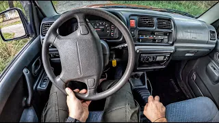 2002 Suzuki Jimny Cabrio [1.3 i 80 HP] | POV Test Drive #924 Joe Black