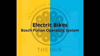 How to use the Bosch Purion Display