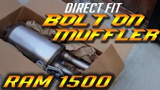 RAM 1500 Muffler for Factory Dual Exhaust - INSTALLATION -  B2 Fabrications