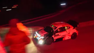 WRC Rallye Monte-Carlo 2022 SS1 Night Stage