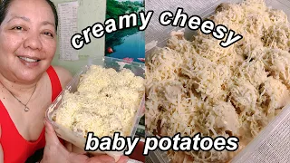 Creamy Cheesy Baby Potatoes