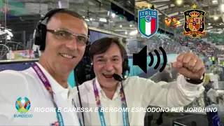 Italia🇮🇹 - Spagna🇪🇸 1-1 (4-2 d.c.r.), RIGORI E POI CARESSA E BERGOMI🔊 ESPLODONO PER JORGHINO