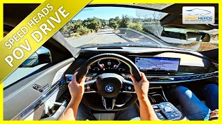 POV Drive - BMW i7 2023 (400 kW/544 PS) - Onboard Test Drive (pure driving) - Walkaround