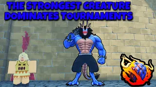 THE STRONGEST CREATURE DOMINATES TOURNAMENTS (HYBID DRAGON TOURNAMENT FRUIT BATTLEGROUNDS)