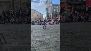 Edinburgh Fringe 2022 Group Show Fire Hoop Street Performance