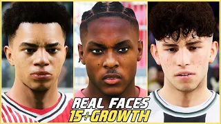 EA FC 24 - BIGGEST GROWING PLAYERS WITH REAL FACES!