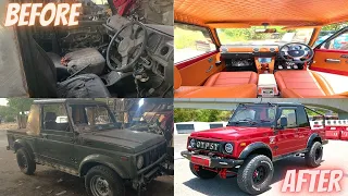 COMPLETE MAKEOVER AND RESTORATION OF 2013 EX ARMY AUCTION SUZUKI GYPSY BY PALMOTORSPORTS