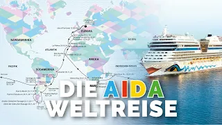AIDA Weltreise: 117 Tage Abenteuer mit AIDAsol