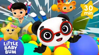 Dive into colorful balls! | Nursery Rhymes for Babies | LBB