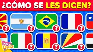 Adivina el Gentilicio del País 📚🌎🤔 | ¿Cuántos Gentilicios Conoces? | Play Quiz de Cultura General