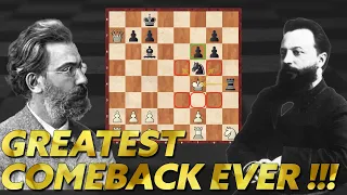 Greatest Comeback Ever - Emanuel Schiffers vs. Mikhail Chigorin