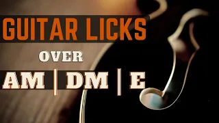 Gypsy Jazz Style Guitar Licks - Play It Over Am | Dm | E | Am (Ep.3)