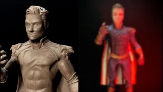 Sculpting Homelander from The Boys