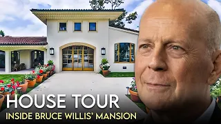 Bruce Willis | House Tour | $10 Million Brentwood Mansion & More