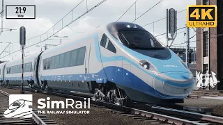 SimRail - The Railway Simulator | With Alstom Pendolino ED250 | From Katowice To Warszawa