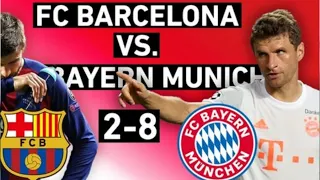 Barcelona vs Bayern Munich 2−8  All Gоals & Extеndеd in 2020 || Barcelona barayandagaje!!