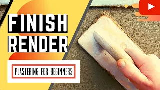 How To Finish Render | Tips On How To Render A Wall For Beginners