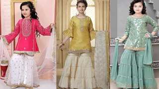 Trendy Kids sharara suit designs for weddings || Little girls gharara design ideas||Fashion Star