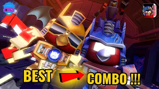 Angry Birds Transformers - BEST COMBOS - All Transformers on map