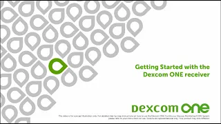 Dexcom One Receiver Video