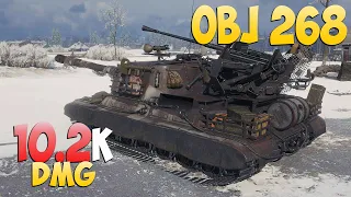 Obj 268 - 7 Kills 10.2K DMG - Lucky! - World Of Tanks