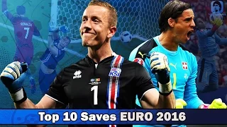 Top 10 best Saves EURO 2016 • Лучшие сейвы ЕВРО 2016