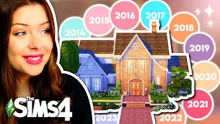 Renovating a House According to Each Year of The Sims 4 // Sims 4 Build Challenge